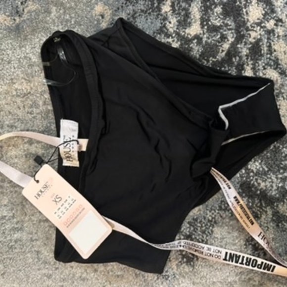 NWT House of CB Anya Pant w/ Crystal Embellishment Black See Through Size XS - Picture 7 of 7